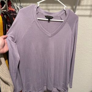 Banana Republic Lavender Long Sleeve Top